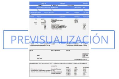 codigos de los conceptos de las nominas y otras claves para aprender a calcularla
