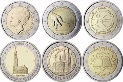 monedas conmemorativas de 2 euros pueden aumentar su valor