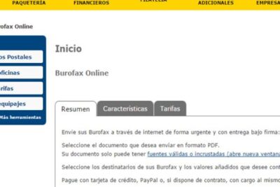 como enviar un burofax