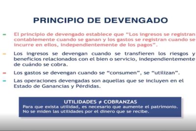 el principio de devengo con ejemplos