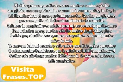 ideas para felicitar a tu novia en su cumpleanos