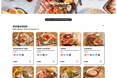 cartas digitales para restaurantes