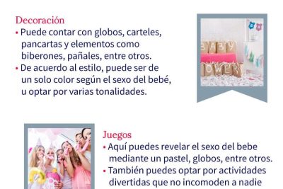 guia para organizar el baby shower de tu mejor amiga