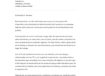como hacer una carta de presentacion de autocandidatura