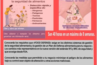 que es y como se elabora un plan food defense