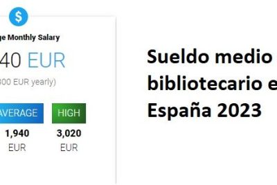 el salario de los bibliotecarios en espana sueldos y beneficios