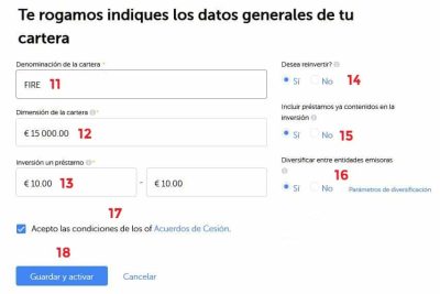 tienes perfil inversor lending deposit invierte por ti