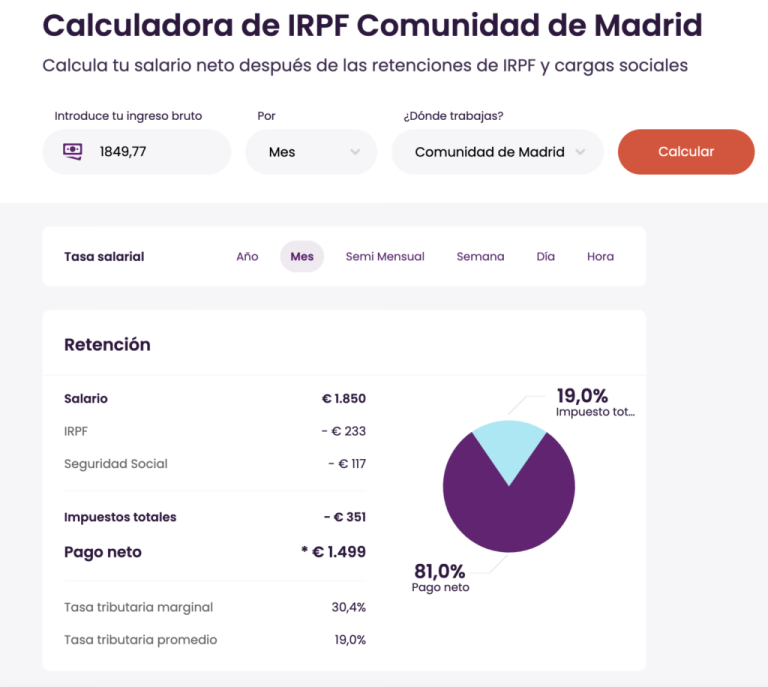 Conóce los impuestos y calcula tu salario neto en 2024: Un análisis detallado para España